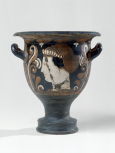 A Campanian bell krater (wine bowl) attributed to the 'Soane Painter'