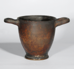 A Campanian (Greek) skyphos (two-handled deep wine cup) 