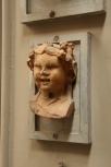 A decorative terminal bust of the infant Dionysos