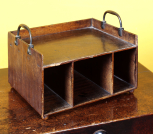 Portable stationery and book rack, English, unknown maker, early nineteenth century