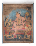 A painting of the Hindu deity Balarama as a child