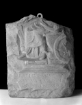 Fragment of a Roman votive relief to Fortuna Redux 