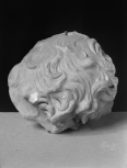 Fragment of a male head: replica of the Ares Ludovisii 