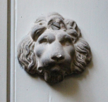 Cast of an antique lion mask