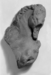 Furniture, or possibly sarcophagus, fragment: forepart of a Pegasos