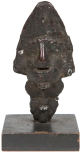 Roman utensil handle in the form of a female tragic mask