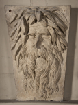 Keystone-shaped plaque with the head of ?Ossian in relief, perhaps after a model by John Bacon, <i>c</i>.1779
