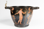 An Apulian (Greek) <i>skyphos</i> (two-handled deep wine cup) attributed to the 'Wellcome painter'