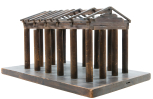 Model of a Primitive Hut, showing possible origins of the orders of architecture