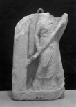 Fragment of a Greek (Attic) votive relief 