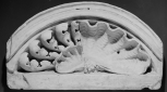 Model of a shell and honeysuckle ornament for the attic of the Bank of England