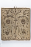 Cast of a panel of 16th century arabesque ornament from Sta. Maria del Popolo in Rome(?)