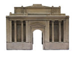Model for the Bank of England, London, north (Lothbury) front, Bullion Gateway, designed by Sir John Soane, c.1796