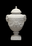 Cinerary vase with ammon heads, bukrania and garlands