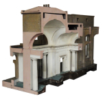 Model for the Bank of England, London, one side of the Doric (Princes  Street) Vestibule (half with MP224), designed by Sir John Soane, <i>c</i>.1804-5