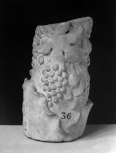 Fragment of the lower section of a Roman candelabrum or shaft 