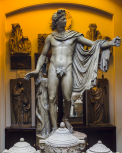 Cast of the celebrated statue of the Apollo Belvedere in the Vatican