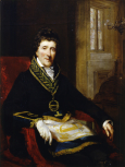 Portrait of Sir John Soane, in Masonic Costume, as Grand Superintendent and President of the Board of Works