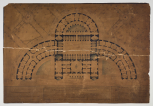 Designs for a complex of public baths for Queen Caroline, 1820s