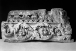 SECTION OF A FRIEZE SURMOUNTED BY TWO ENRICHED MEMBERS