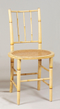 Lightweight chair painted in imitation of bamboo1, English, unknown maker, early nineteenth century