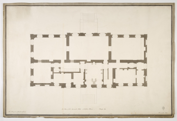 Soane office, WOTTON HOUSE, (Bucks), (11-25) Designs, A, B, C & D, for ...