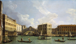 A view of the Rialto, Venice