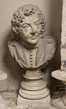 Bust of John James Heidegger, master of the revels to King George II