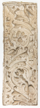 Cast of a pilaster panel with arabesque and scroll ornament, perhaps from the Arch of the Argentarii