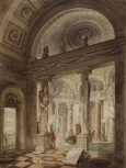 Interior of Sepulchral Chapel for the Duke of York, 1827