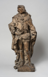 Statuette of King Charles II wearing the robes of the Order of the Garter