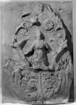 FRAGMENT OF A FIGURATED, DECORATED RELIEF PANEL