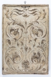 Cast of a panel with arabesque ornament
