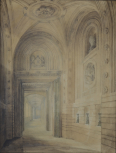 Entrance to the Scala Regia, House of Lords, 1822-3