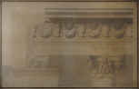 Geometrical elevation of the Entablature and Capital of the Temple at Tivoli ...