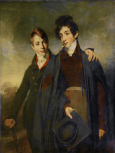 Portrait of John Soane Junior and George Soane, 1805