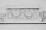Model of the entablature used in the £5 note office at the Bank of England