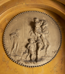 Roundel depicting Aeneas carrying Anchises, 18th century