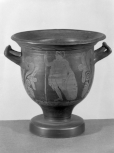 A Campanian bell krater (wine bowl) attributed to 'the Parrish painter'.