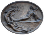 Cast of a bas relief, ‘The Grief of Achilles’