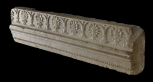 Section of a small frieze and architrave
