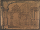 An Architectural Composition (Design for Theatrical Scenery)