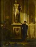 A Scene from Coriolanus, with a portrait of J P Kemble as Coriolanus